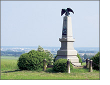 Monument of 1866 battle in Chlum