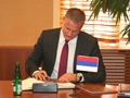 Podpis dohody mezi Královéhradeckým krajem a vládou Republiky Srbské