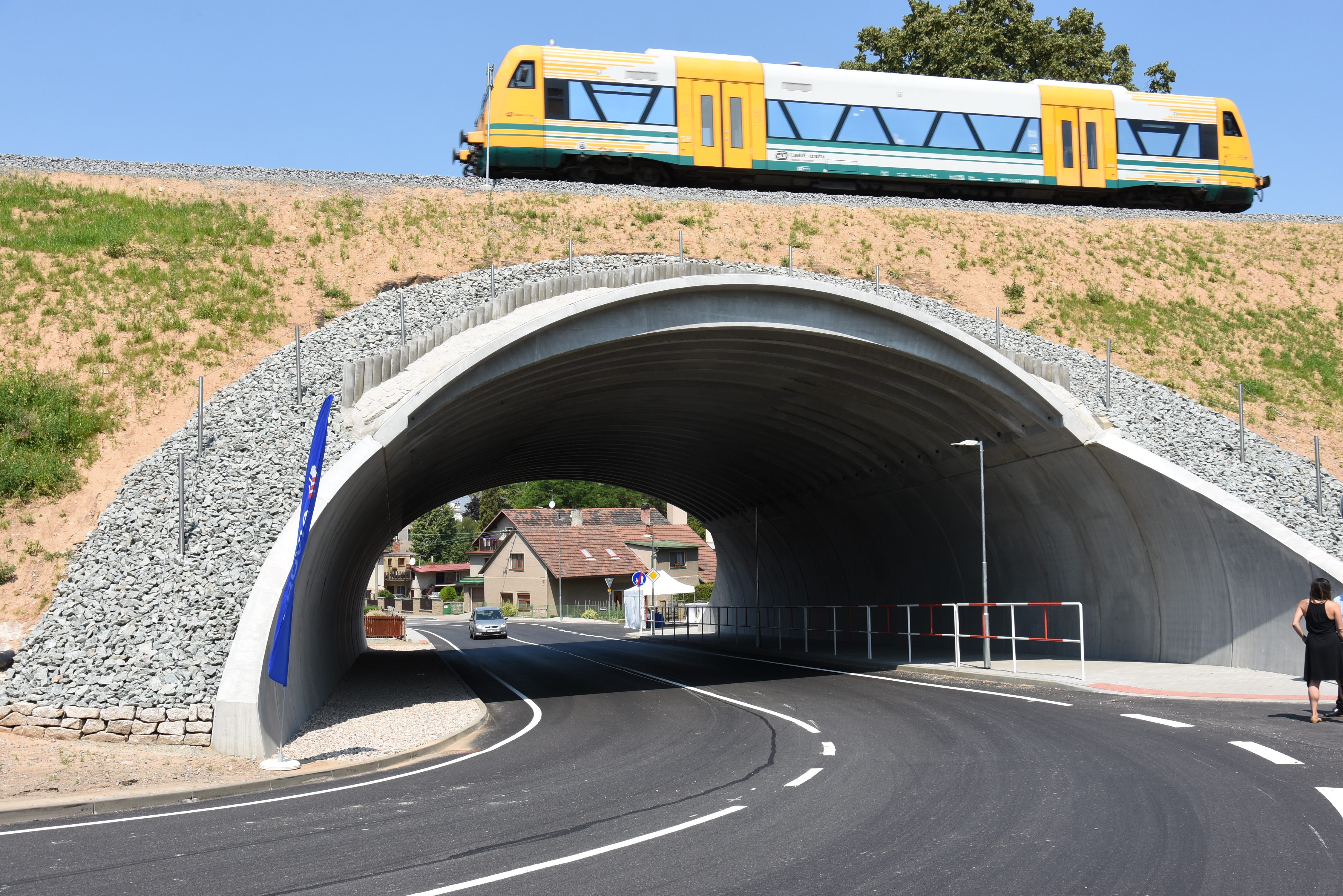 Ze Spů do Krčína řidiči jezdí po nové silnici za 48 milionů korun
