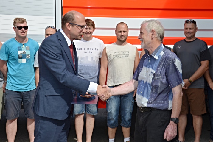 Dobrovolný hasič Pavel Macháček získal Pamětní medaili hejtmana Královéhradeckého kraje 