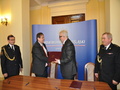 Podpis dohody záchranného plánu mezi jednotkami požární ochrany Dolnoslezského vojvodství a Královéhradeckého kraje