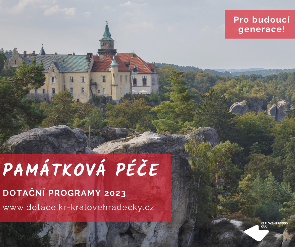 On-line seminář k dotačním programům Královéhradeckého kraje pro rok 2023 v oblasti památkové péče