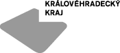 Logo Královéhradeckého kraje - šedé
